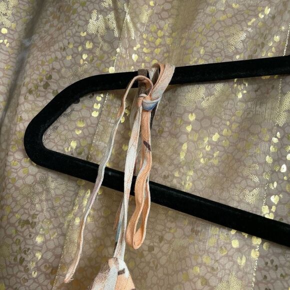 Express Peachy Pink Floral Smocked Mini Dress, XL NWT - Picture 4 of 6